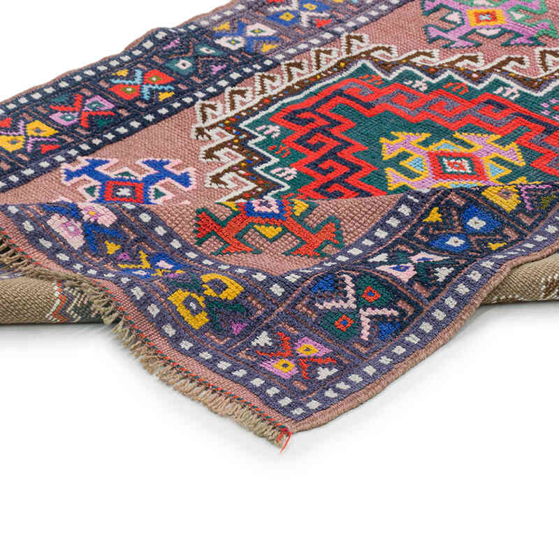 Vintage Tribal Runner Rug - 3'  x 12' 4" (36" x 148") - K0074619