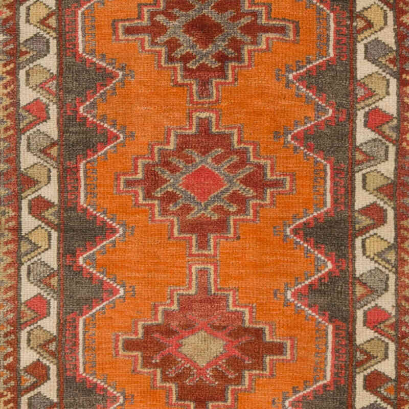 Alfombra Vintage de pasillo - 88 cm x 409 cm - K0074620