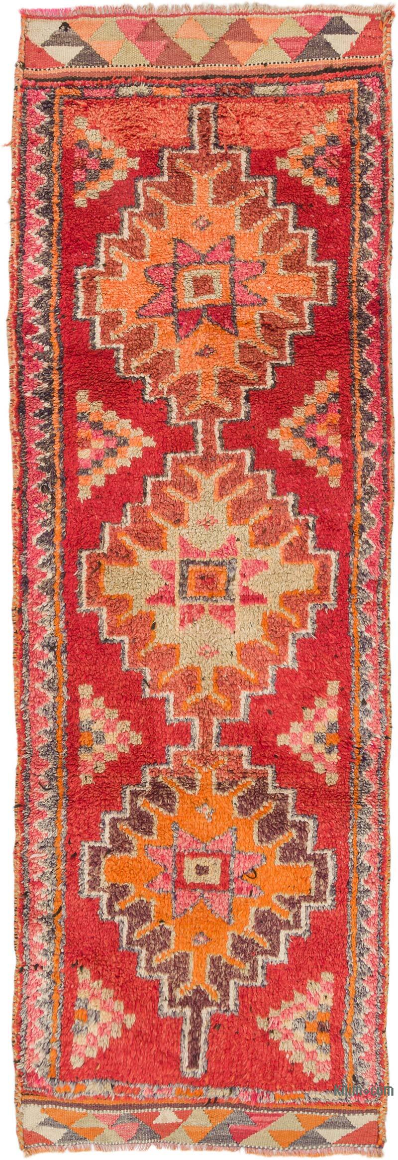Vintage Tribal Runner Rug - 3' 4" x 10' 2" (40" x 122") - K0074629