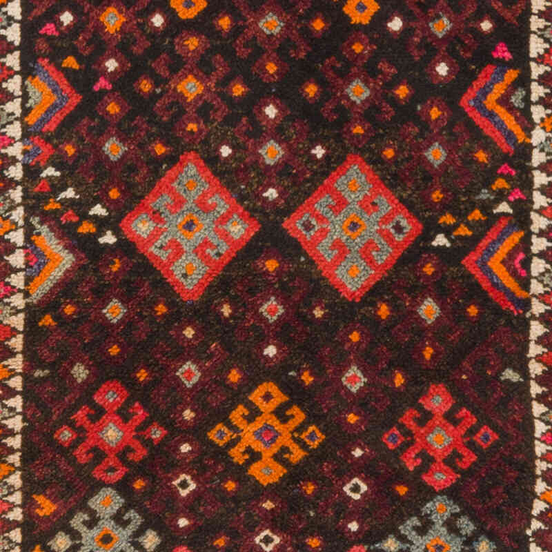 Alfombra Vintage de pasillo - 93 cm x 376 cm - K0074630