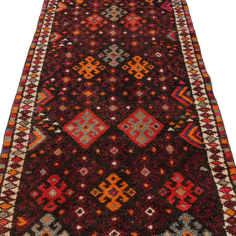 Alfombra Vintage de pasillo - 93 cm x 376 cm - K0074630