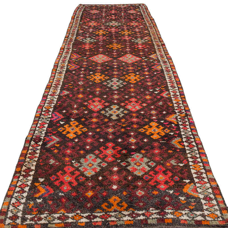 Alfombra Vintage de pasillo - 93 cm x 376 cm - K0074630