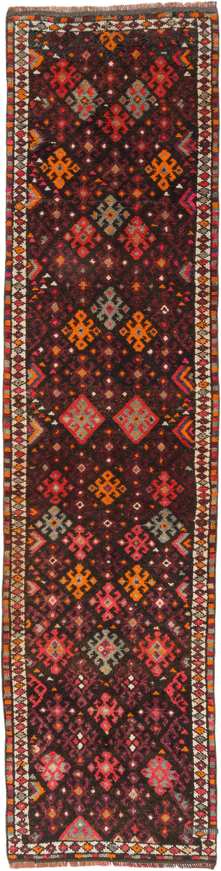 Alfombra Vintage de pasillo - 93 cm x 376 cm - K0074630