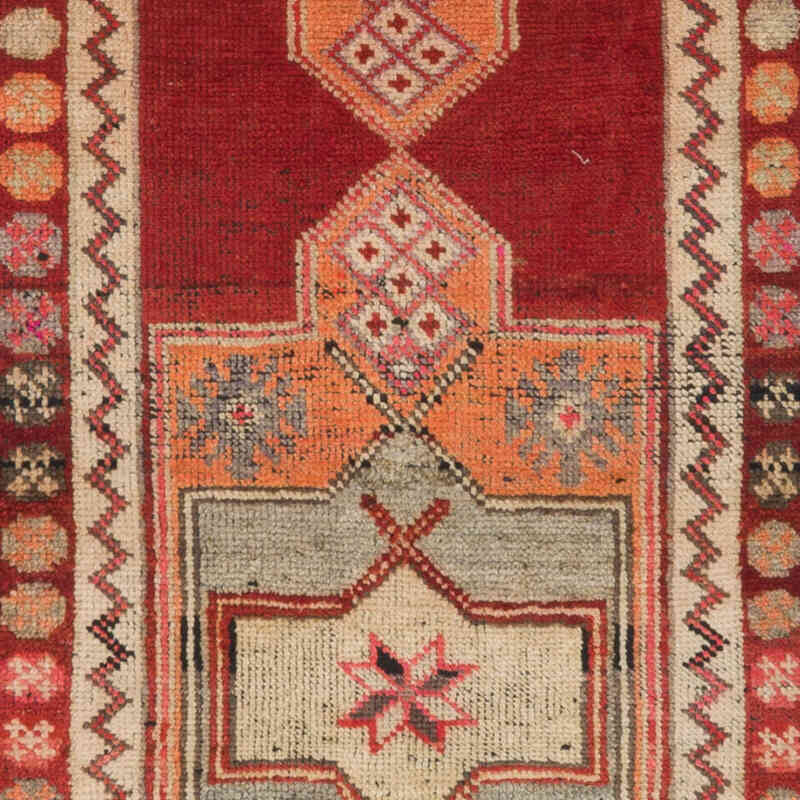 Vintage Tribal Runner Rug - 3'  x 12' 6" (36" x 150") - K0074631