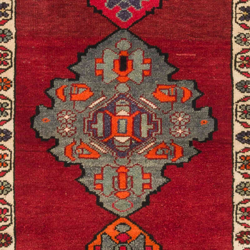 Vintage Tribal Runner Rug - 2' 11" x 11' 7" (35" x 139") - K0074633
