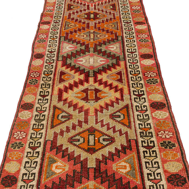 Vintage Anadolu Yolluk - 88 cm x 414 cm - K0074639