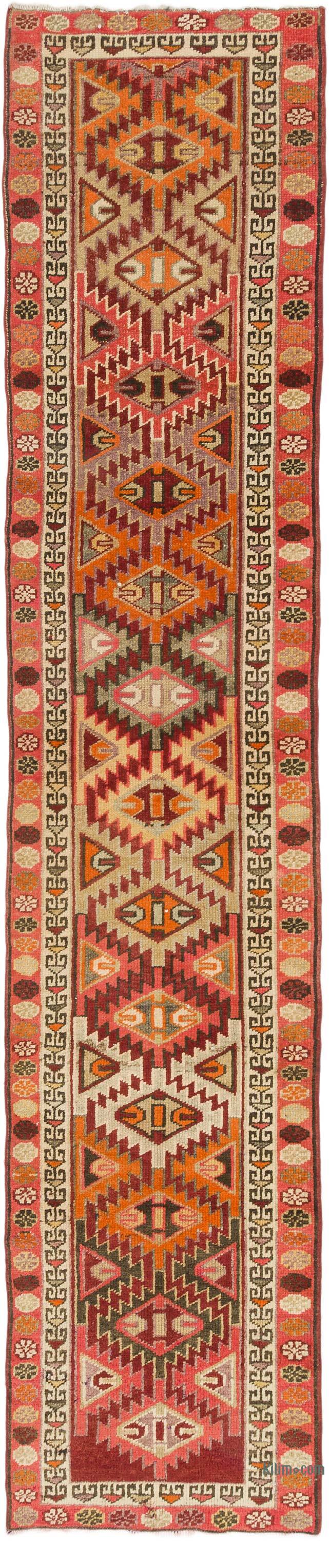 Vintage Anadolu Yolluk - 88 cm x 414 cm - K0074639