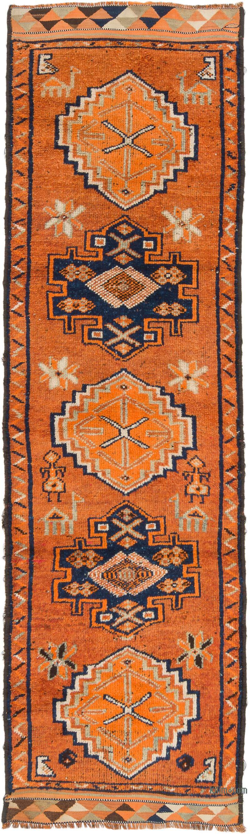 Vintage Tribal Runner Rug - 3'  x 10' 5" (36" x 125") - K0074640