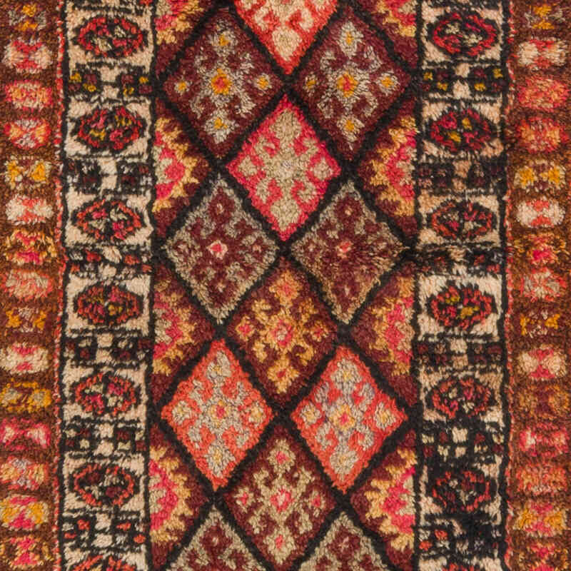 Vintage Tribal Runner Rug - 2' 10" x 11' 7" (34" x 139") - K0074641