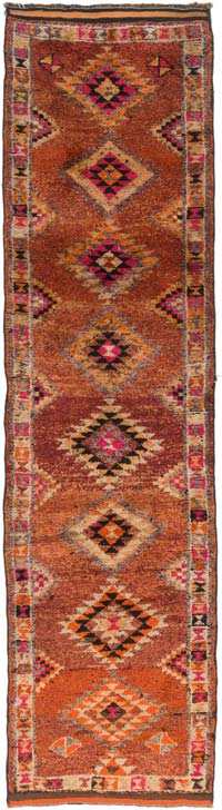 Alfombra Vintage de pasillo - 100 cm x 382 cm