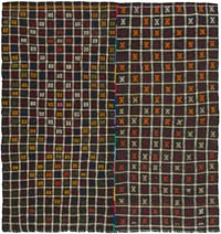 Vintage Anatolian Jijim Rug - 7' 11" x 8' 7" (95" x 103")