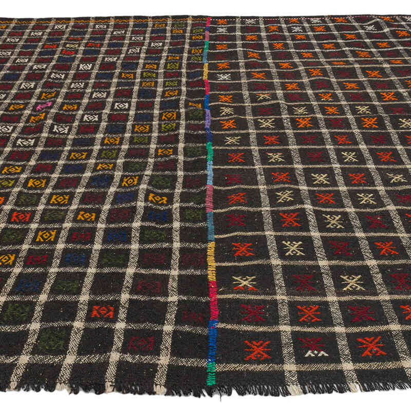 Vintage Anatolian Jijim Rug - 7' 11" x 8' 7" (95" x 103") - K0074646
