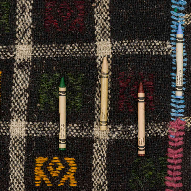 Vintage Anatolian Jijim Rug - 7' 11" x 8' 7" (95" x 103") - K0074646