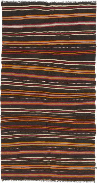 Vintage Anatolian Kilim Rug - 5' 9" x 10' 9" (69" x 129")