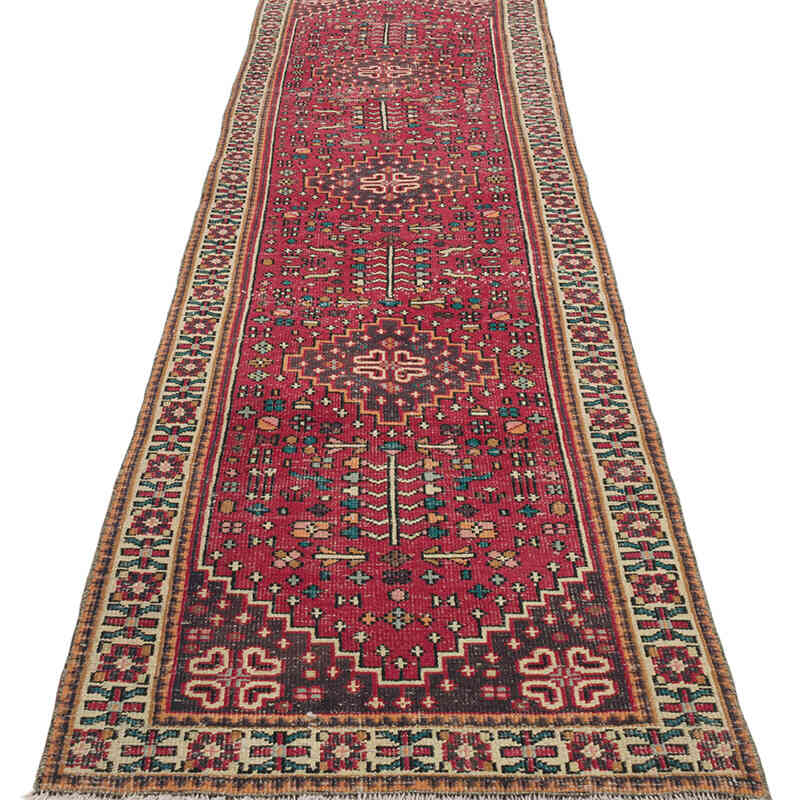 Alfombra Vintage de pasillo - 73 cm x 296 cm - K0074652