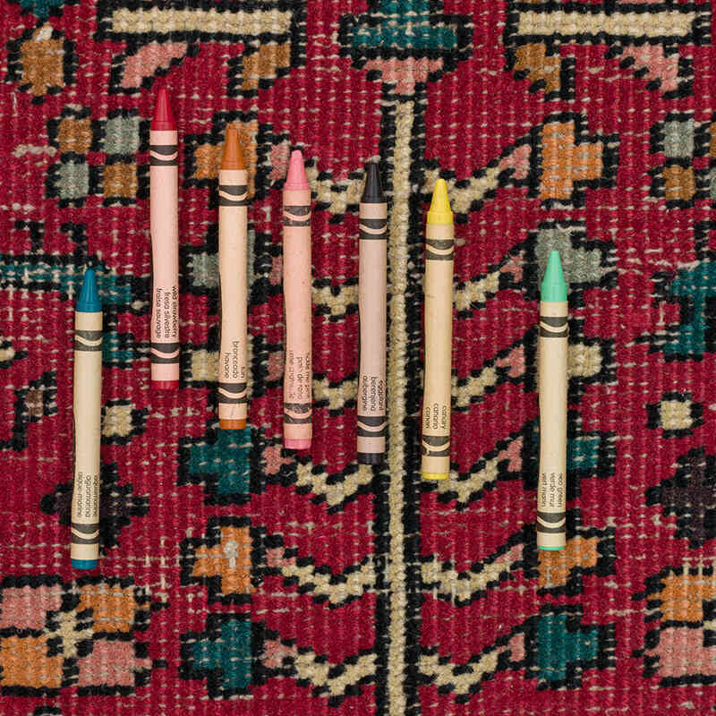 Alfombra Vintage de pasillo - 73 cm x 296 cm - K0074652