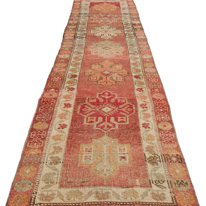 Vintage Tribal Runner Rug - 2' 8" x 11' 3" (32" x 135") - K0074657
