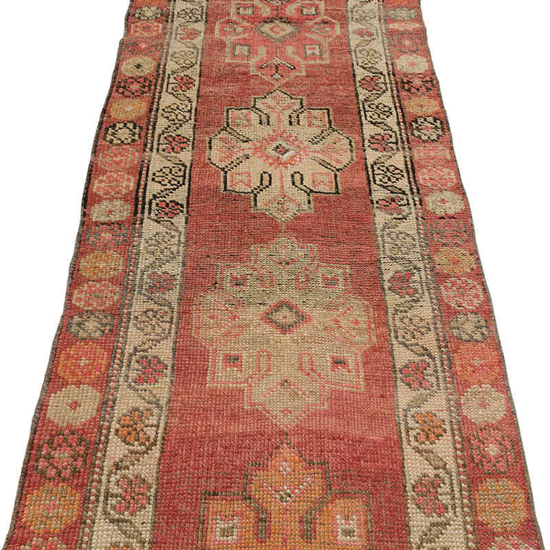 Vintage Tribal Runner Rug - 2' 8" x 11' 3" (32" x 135") - K0074657