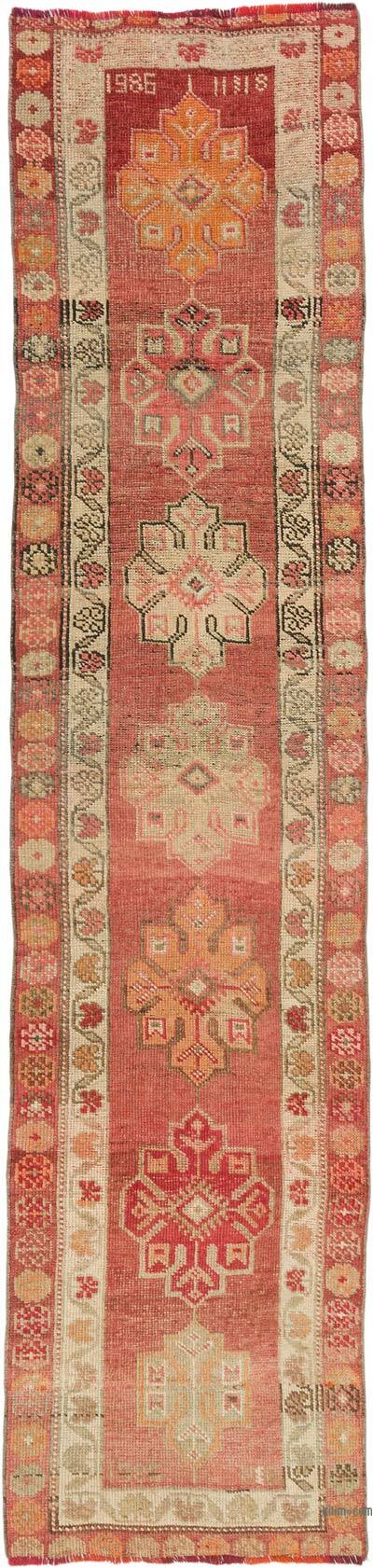 Vintage Tribal Runner Rug - 2' 8" x 11' 3" (32" x 135")