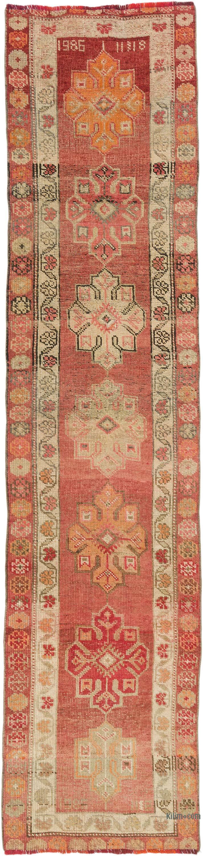 Vintage Tribal Runner Rug - 2' 8" x 11' 3" (32" x 135") - K0074657