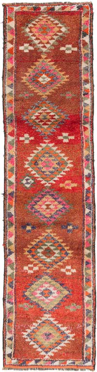 Vintage Anadolu Yolluk - 90 cm x 350 cm