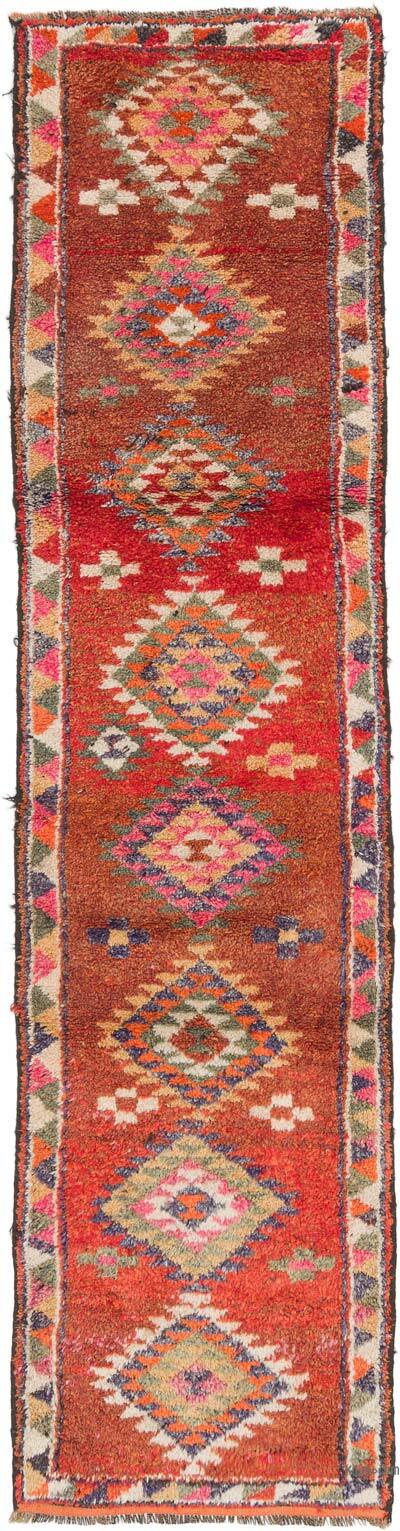 Vintage Anadolu Yolluk - 90 cm x 350 cm