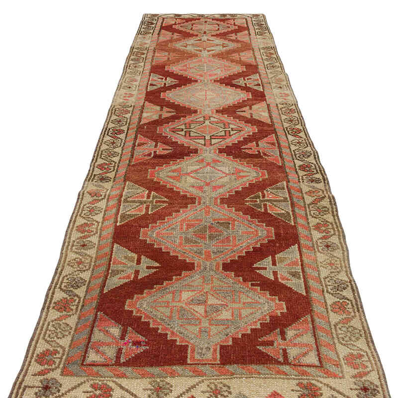 Alfombra Vintage de pasillo - 87 cm x 327 cm - K0074661