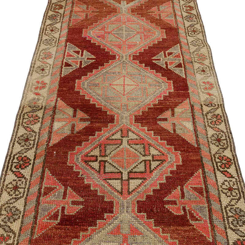 Alfombra Vintage de pasillo - 87 cm x 327 cm - K0074661