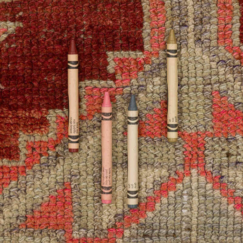 Alfombra Vintage de pasillo - 87 cm x 327 cm - K0074661