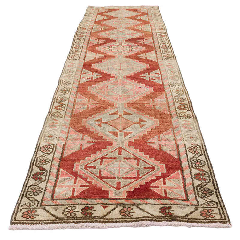 Alfombra Vintage de pasillo - 87 cm x 327 cm - K0074661