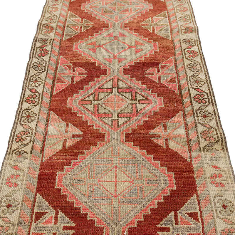 Alfombra Vintage de pasillo - 87 cm x 327 cm - K0074661