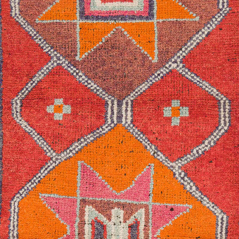 Vintage Tribal Runner Rug - 3' 3" x 9' 10" (39" x 118") - K0074663