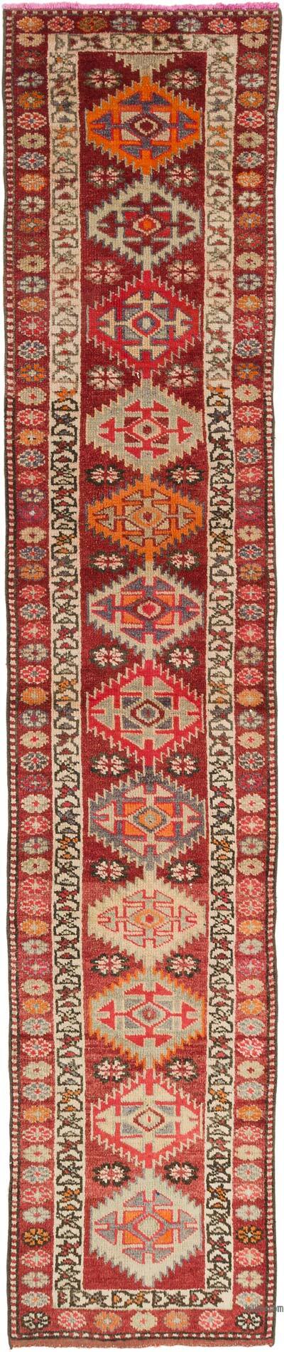 Vintage Tribal Runner Rug - 2' 7" x 12' 10" (31" x 154")