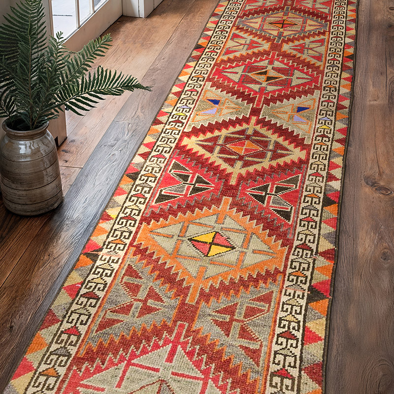 Vintage Anadolu Yolluk - 79 cm x 348 cm - K0074666