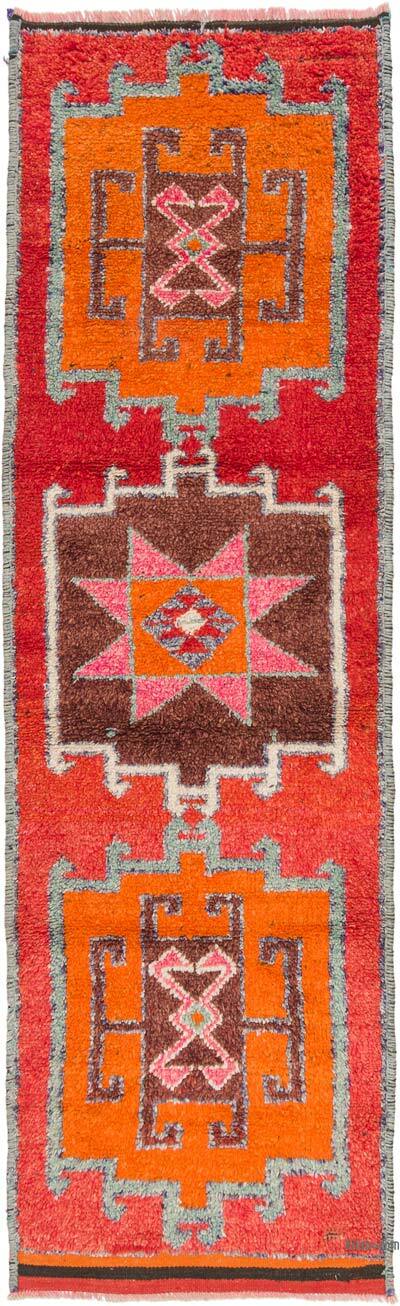 Vintage Tribal Runner Rug - 3' 3" x 10' 8" (39" x 128")