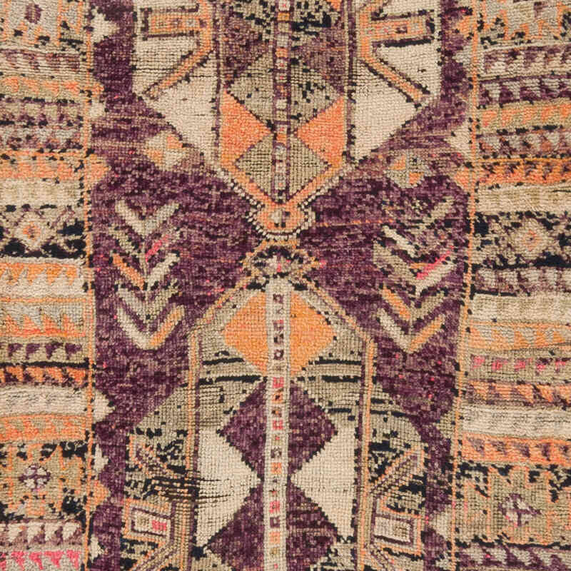 Vintage Tribal Runner Rug - 3' 10" x 11' 6" (46" x 138") - K0074672