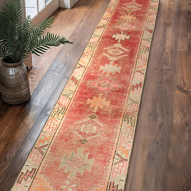 Vintage Anadolu Yolluk - 62 cm x 371 cm - K0074678