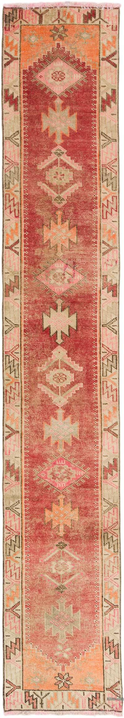 Vintage Tribal Runner Rug - 2'  x 12' 2" (24" x 146")