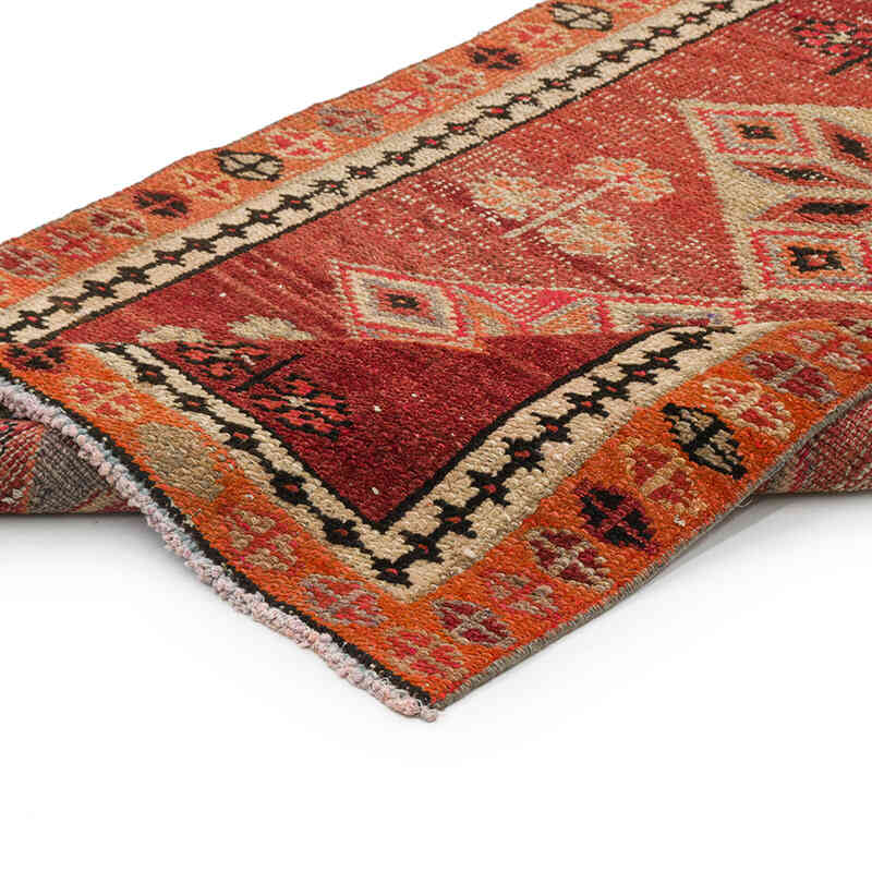Vintage Tribal Runner Rug - 3' 1" x 12'  (37" x 144") - K0074680