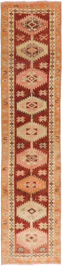 Vintage Anadolu Yolluk - 74 cm x 320 cm
