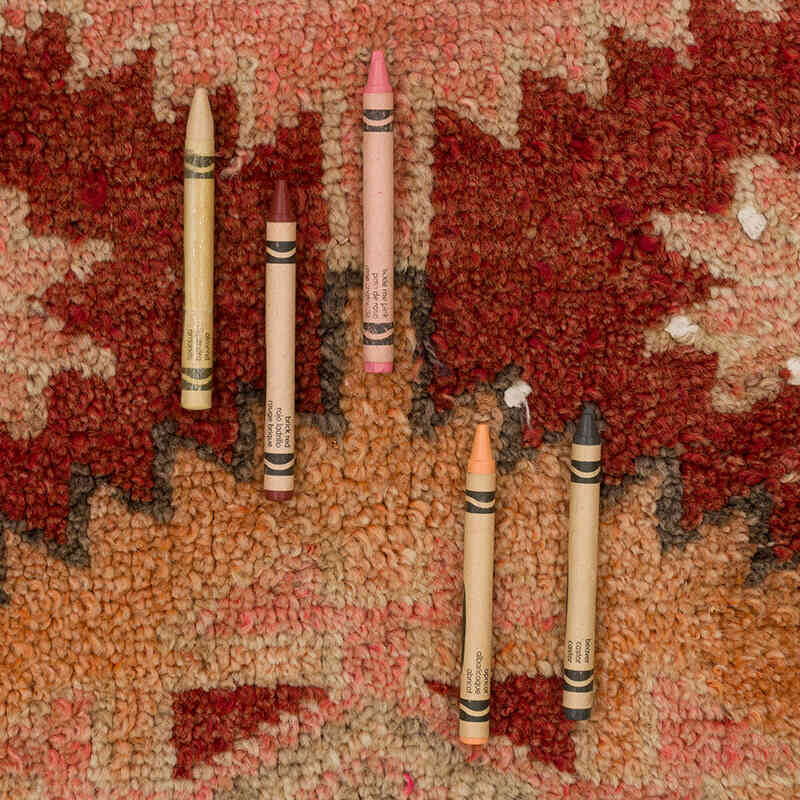 Alfombra Vintage de pasillo - 74 cm x 320 cm - K0074681