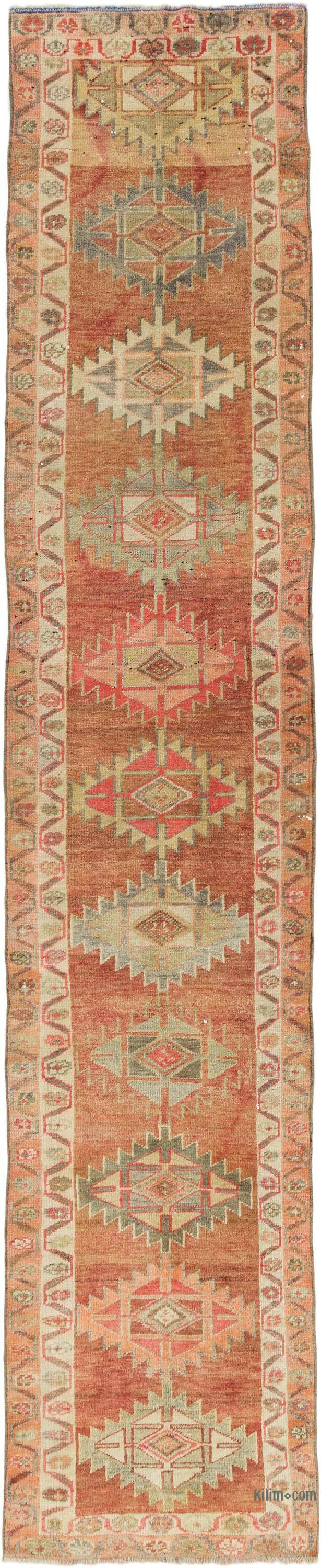 Vintage Tribal Runner Rug - 2' 9" x 13' 5" (33" x 161") - K0074683