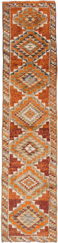 Alfombra Vintage de pasillo - 86 cm x 363 cm