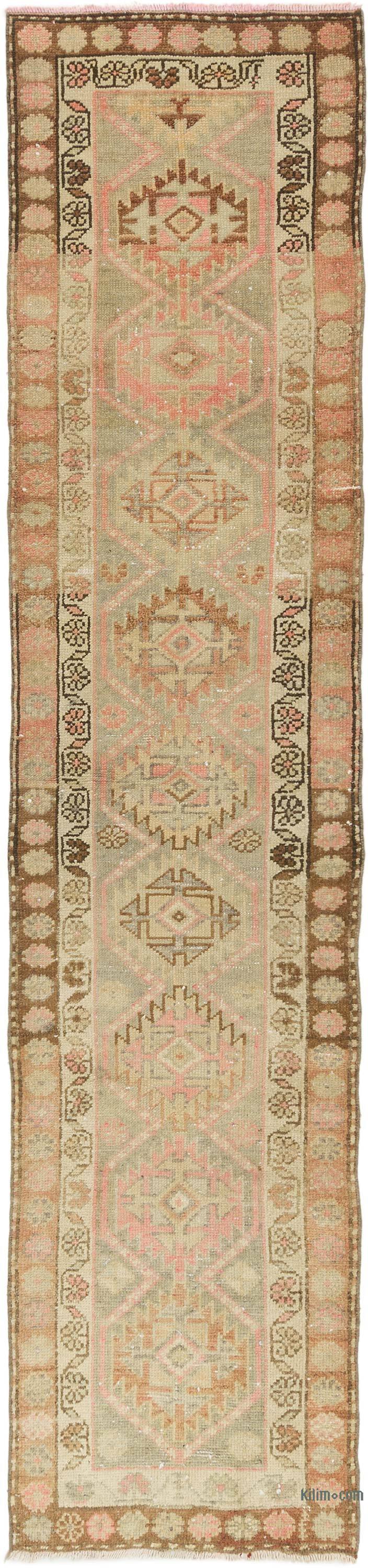 Vintage Tribal Runner Rug - 2' 8" x 11' 8" (32" x 140") - K0074687