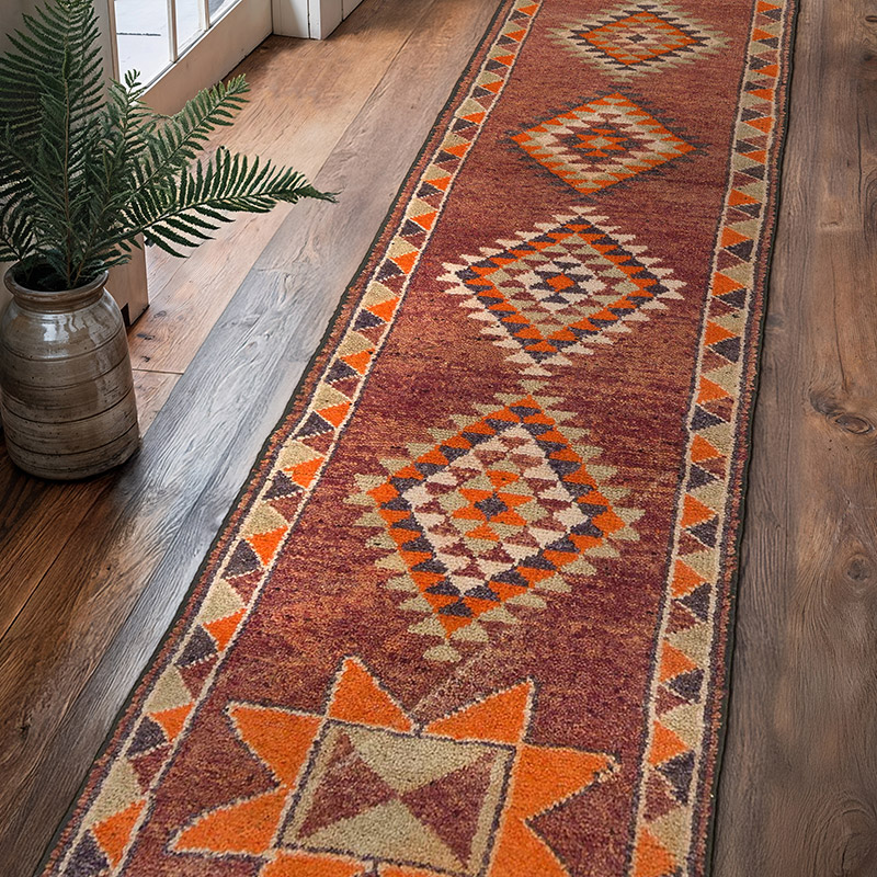 Vintage Anadolu Yolluk - 90 cm x 375 cm - K0074689