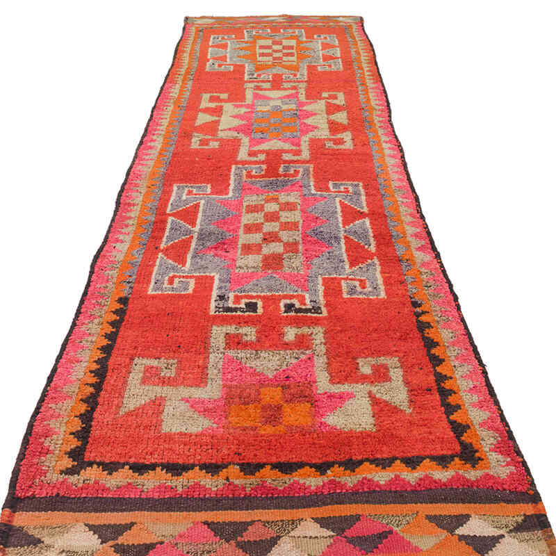 Alfombra Vintage de pasillo - 95 cm x 352 cm - K0074690