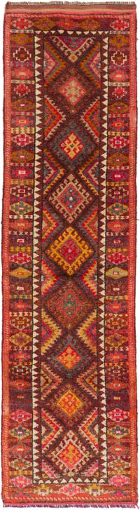 Vintage Anadolu Yolluk - 87 cm x 320 cm