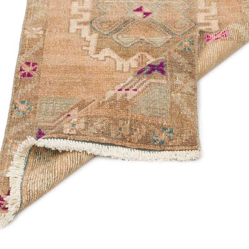 Alfombra Vintage Turca Anudada a Mano - 50 cm x 100 cm - K0074706