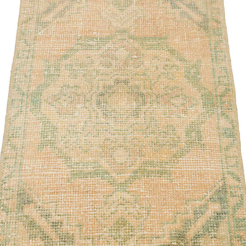 Vintage Turkish Hand-Knotted Rug - 1' 7" x 3' 2" (19" x 38") - K0074707