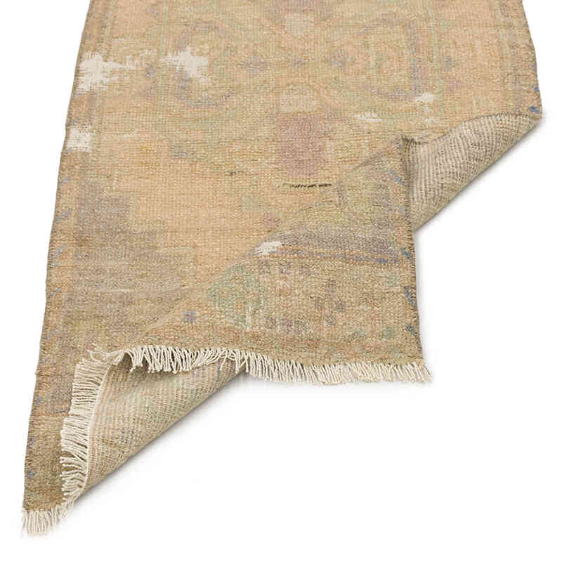 Alfombra Vintage Turca Anudada a Mano - 52 cm x 114 cm - K0074709